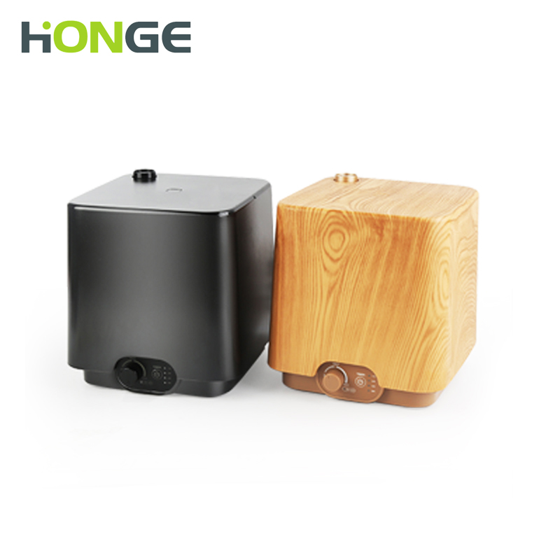 Unique Design Ultrasonic Water Humidifier Wood Grain Color Humidifier For Desk Table