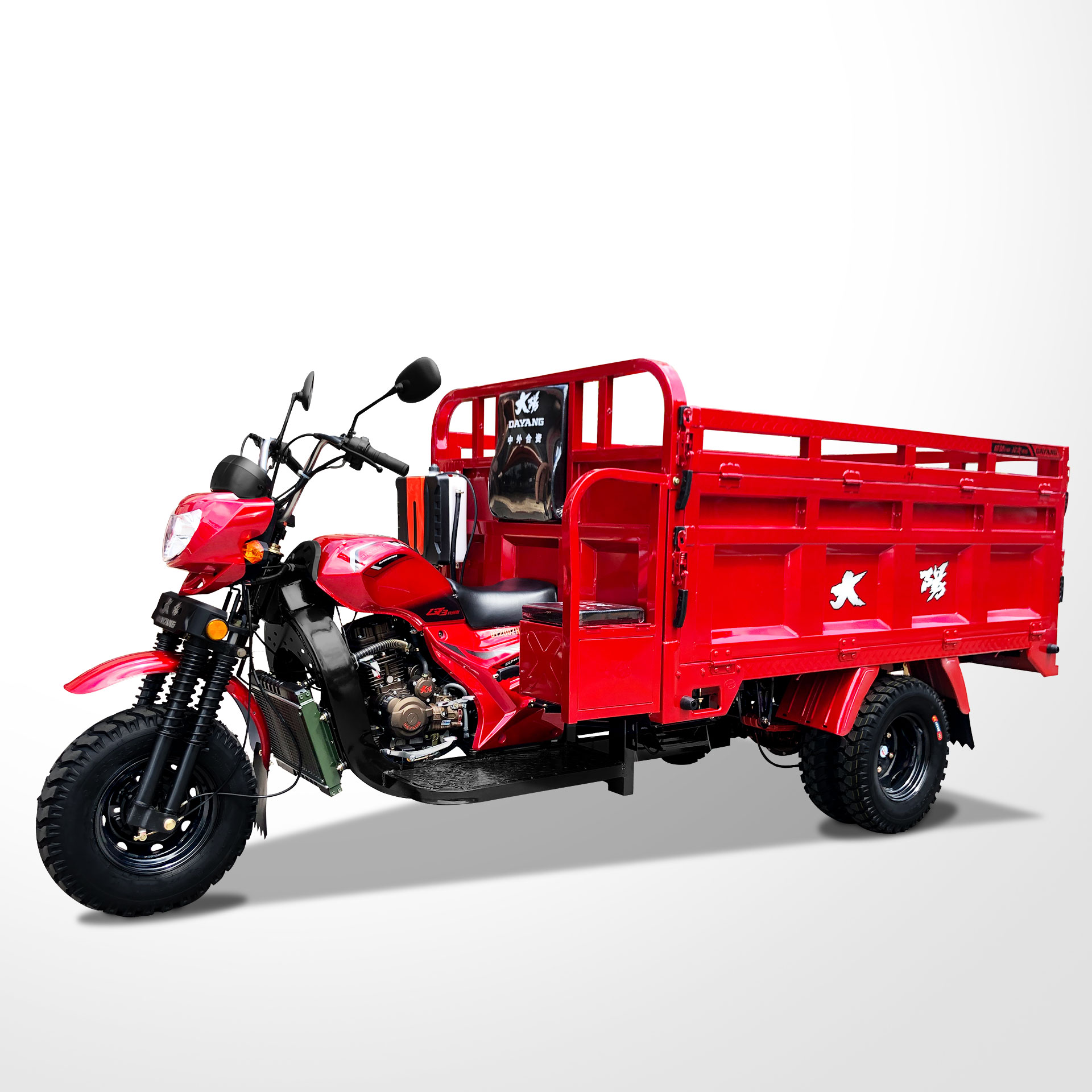 Chinese Manufacturers 300cc Self Loader Gas Powered Five Wheel Tricycle for Products