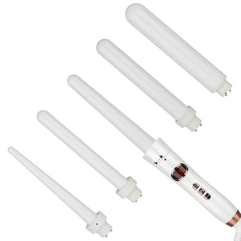 Ceramic Interchangeable Curling Tongs PTC heating for salon home