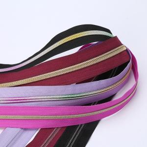 China #5 Nylon Zipper Rainbow Teeth For Garments Suburban Wear Formal Dress wholesale