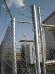 8 Guage Galvanized Chain Link Fence Diamond Fence For Playground