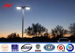 80 Microns Round 8m Street Light Poles Hot Dip Galvanized