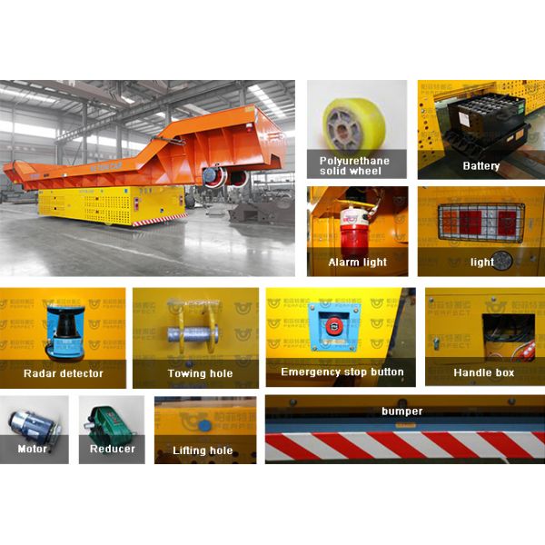 Intelligent Controls Customizable Platform Of Trackless Transfer Cart