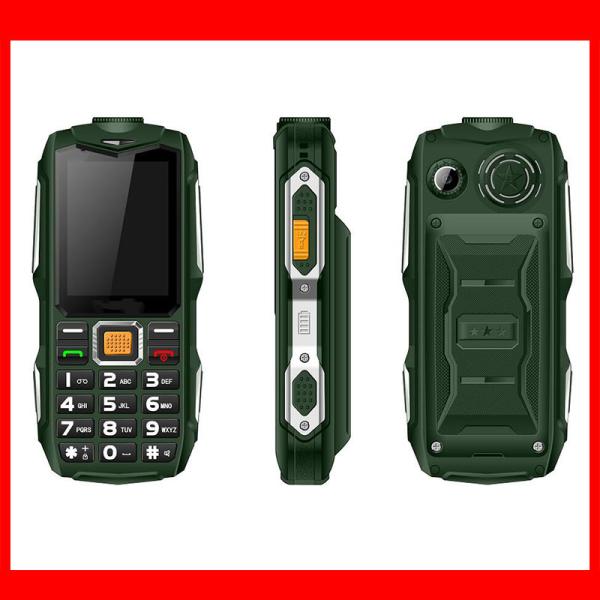 2.4inch Long standby Rugged Phones for old man military quality outdoor with