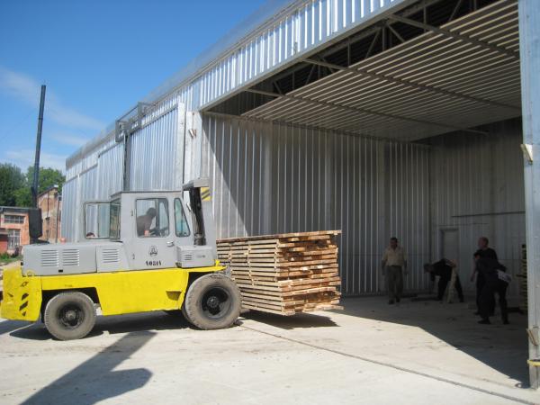 All aluminum fully automatic 100m3 wood drying kiln/wood dryer/kiln dryer/wood
