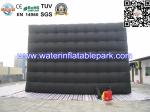 Custom Inflatable Advertising Tent , Black Inflatable Photo Booth Tent