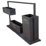 Metal iron casting flower stand planter pot with stand