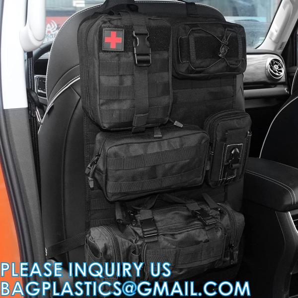 Universal Tactical Seat ​Back Organizer Vehicle Molle Panel Organizer Storage
