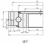Slewing bearings Single-Row 4 Point Contact Ball Slewing Ring Bearing 1000.25