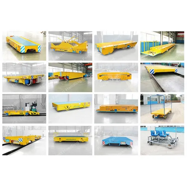 60T Capacity Electric Transfer Cart Lithium Battery Powered