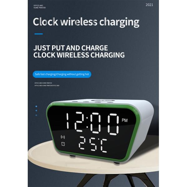 Oem Qi Wireless Charger Clock