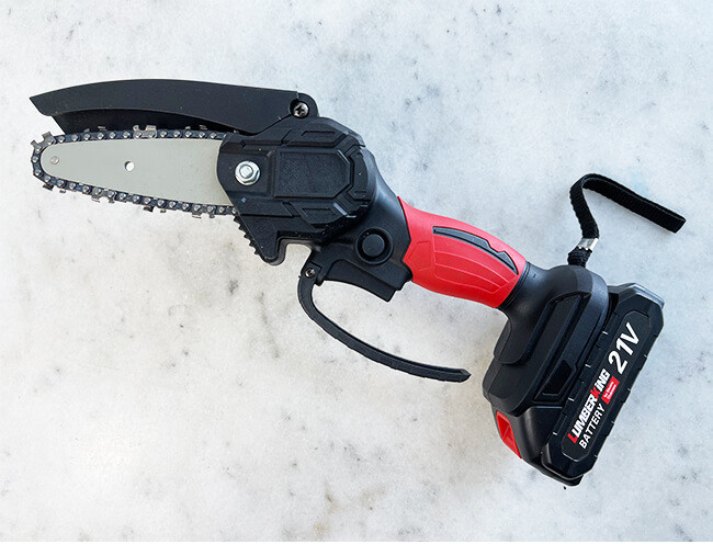 21V Moter Portable Mini Chainsaw 4 Inch Cordless Power Chain Saw