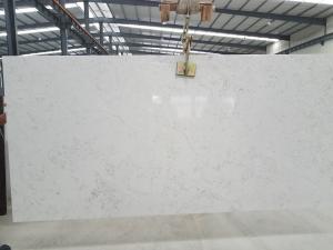 China High Hardness Quartz Stone Slab Unique Color Max 0.04% Water Absorption wholesale