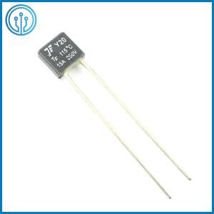 China Non Resettable 15A 250V 120C Micro Thermal Cutoff Fuse For Electric Kettle wholesale