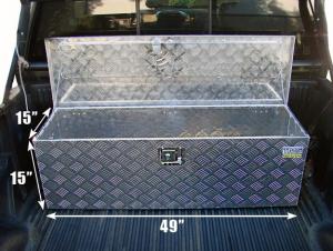 China factory direct sales diamond plate truck aluminum tool box wholesale