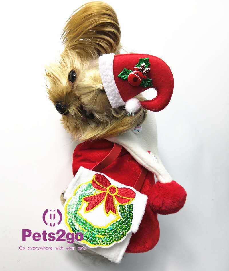 Blueberry Pet Vintage Holiday Christmas Reindeer Dog Sweater - Matching Dog Scarf, Pet Owner Sweater and Blanket Availab