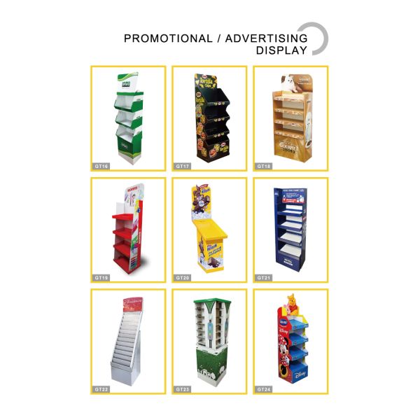Stackable Paper Knock Down Stand for Stationery Products