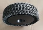 Twisted Multilayer Wire Wheel Brush 12 Inch OD For Metal Tube Rust Removal