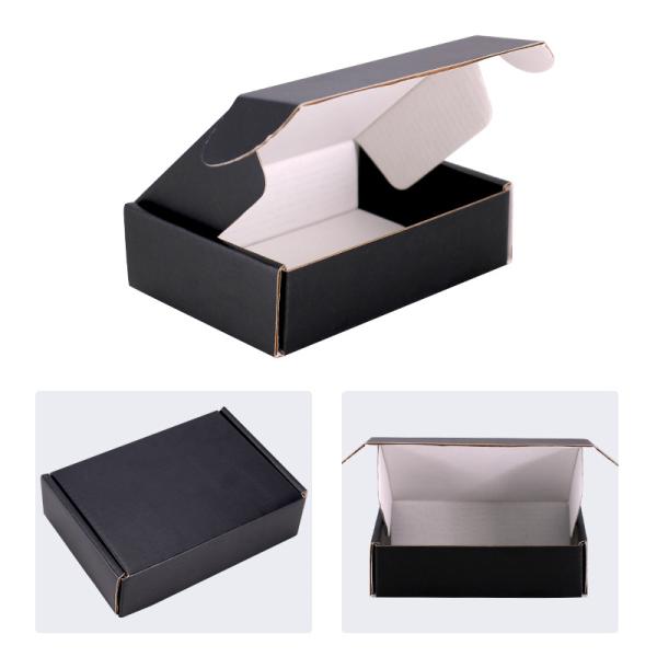 Kraft Corrugated Empty 350g Printed Paper Box For Shipping Mailing