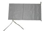 Plain PP Woven Industrial Sand Bags / Large Construction Sand Packing Bags