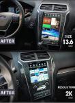 13.6 Inch 64GB Ford Android Head Unit For Explorer 2013 to 2018