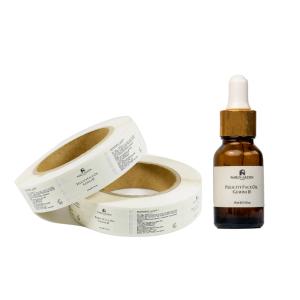 China CMYK Custom Cosmetic Labels Adhesive Waterproof Essential Oil Bottle Labels wholesale