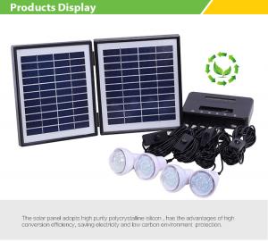 China Small household solar light outdoor solar portable portable lamp power 4W 9V wholesale