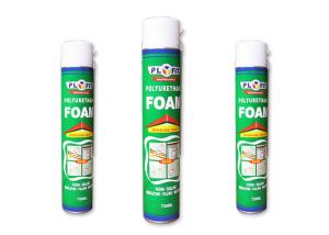 China Waterproof Polyurethane PU Foam Spray 750ml Heat Preservationcold And Sound Insulation wholesale
