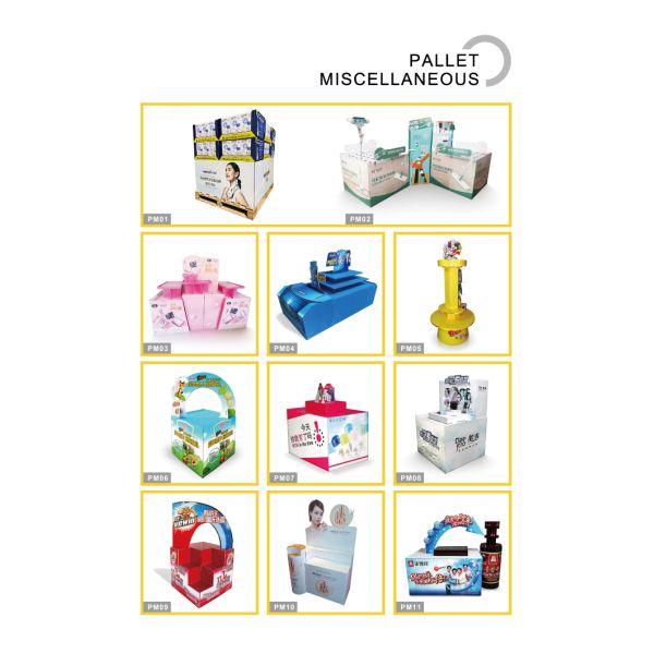 Stackable Paper Knock Down Stand for Stationery Products