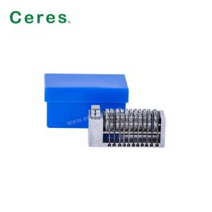 China 11 Digits Leibinger Numbering Machine Parts 3/16'' Gothic wholesale