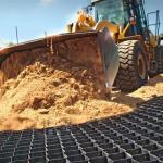 HDPE Plastic Geocell For Road Construction Ground Grid 150mm 100mm
