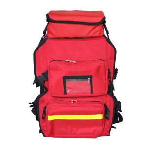 China First Aid Supplies Red Packback Emergency Bag for outdoor wholesale