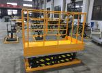 881lbs Electric Lift Work Table High Travel Lifts With Safety Handrail