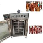 Stainless Steel 304 Meat Smoking Oven 30kg Batch Bacon Dried Sausage Smoke House