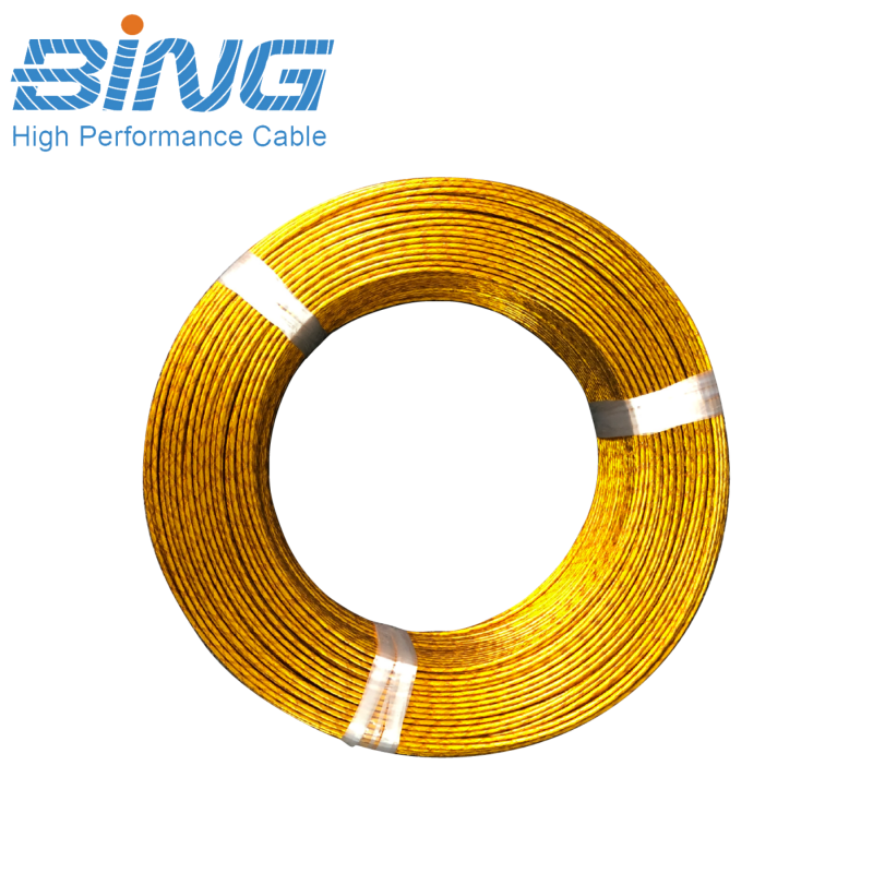 250V HET-SPC Polyimide Taped Wire Silver Plated Copper Lightweight Cable for Communication