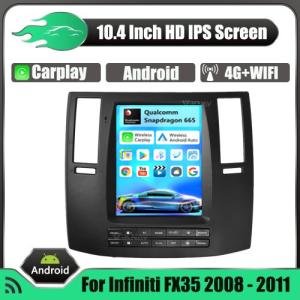 China 10.4 inch Car Stereo Autoradio GPS Navigation For Infiniti FX35 2008-2011 Multimedia Video Radio Player HD Screen wholesale