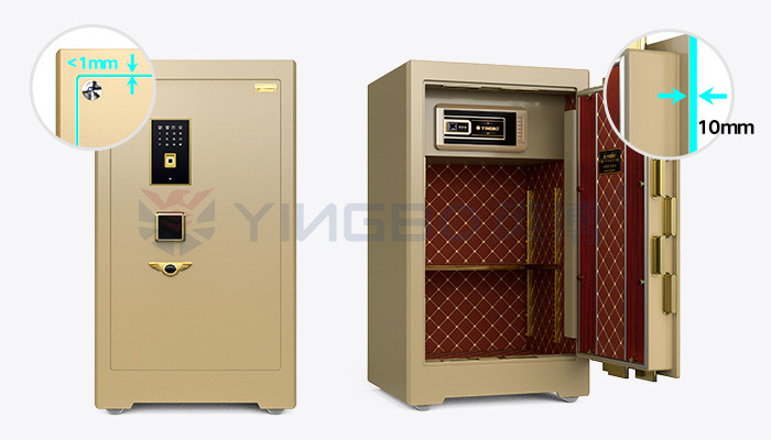 5.5 Cu Ft Dual Alarm Bank Security Safe 126±2kg 4 Open Ways Smart Safe Box YB/ZY-80