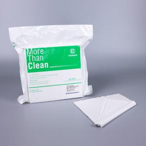 China Multi Purpose Anti Static Cleaning Wipes Lint Free 100% Polyester Tissue Paper Class 100 wholesale
