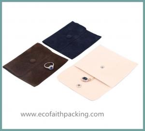 China velvet jewelry button pouch, velvet rings button pouch, velvet jewelry bag on sale