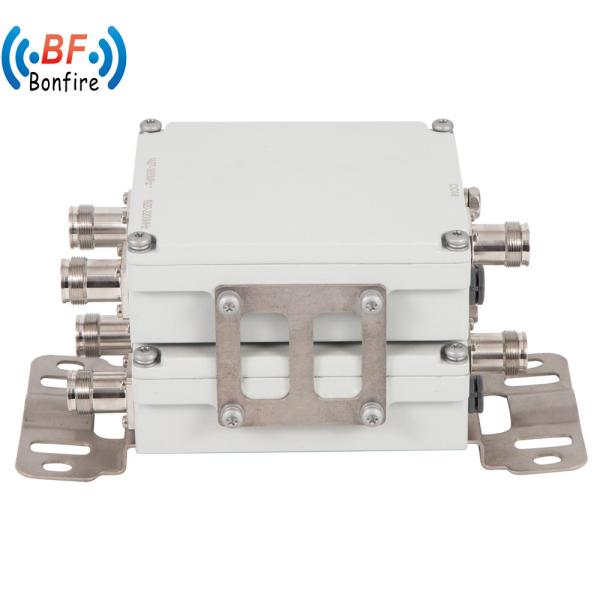 Dual-Band Low Pim Combiner 617-2690MHz 3300-3800MHz 4.3-10-F DIN-F Red Indoor