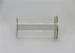 Large capacity food grade Clear Plastic Cylinder PET canister For dry fruit ,