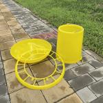 Liter Volume Round Plastic Poultry Feed Bucket