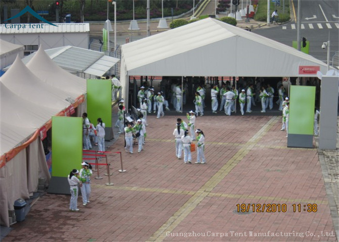 Rain Resistant A Frame Outdoor Sports Tents For 500 People White
