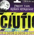 Halloween Birthday Party theme warning caution PE tapes for event decoration
