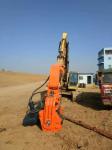steel sheet pile excavator high frequency vibratory pile hammer/driver machine
