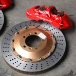 Porsche Car Brake Calipers Upgrades To GT6 6 POT Red Caliper Improve Stopping