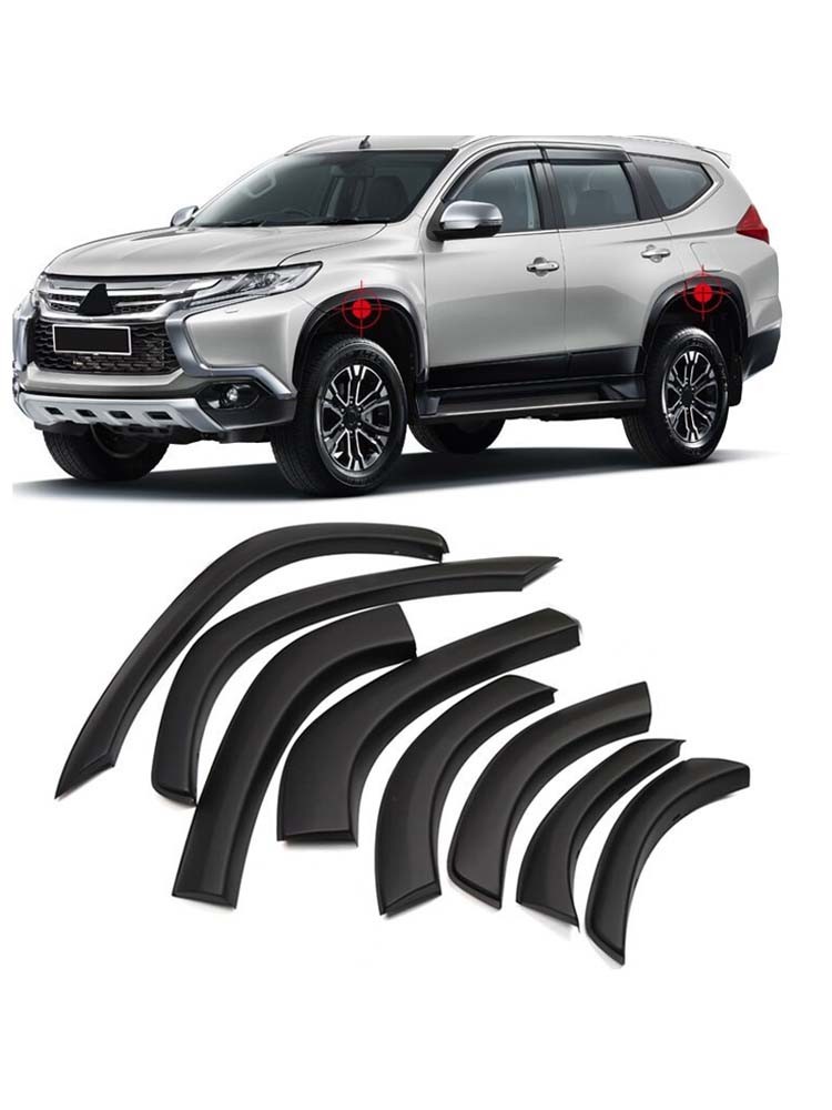 MOSUN Flexible Car Wheel Fender Flares , Extra Wide Body Fender Flares