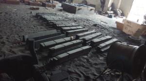 China Ductile Iron QT600-3 Lift Gate Castings with Resin Sand Molding Process EB16005 wholesale