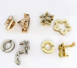China Multifunctional Handbag Lock Hardware Bronze ODM Purse Turn Twist Turn Lock ODM wholesale
