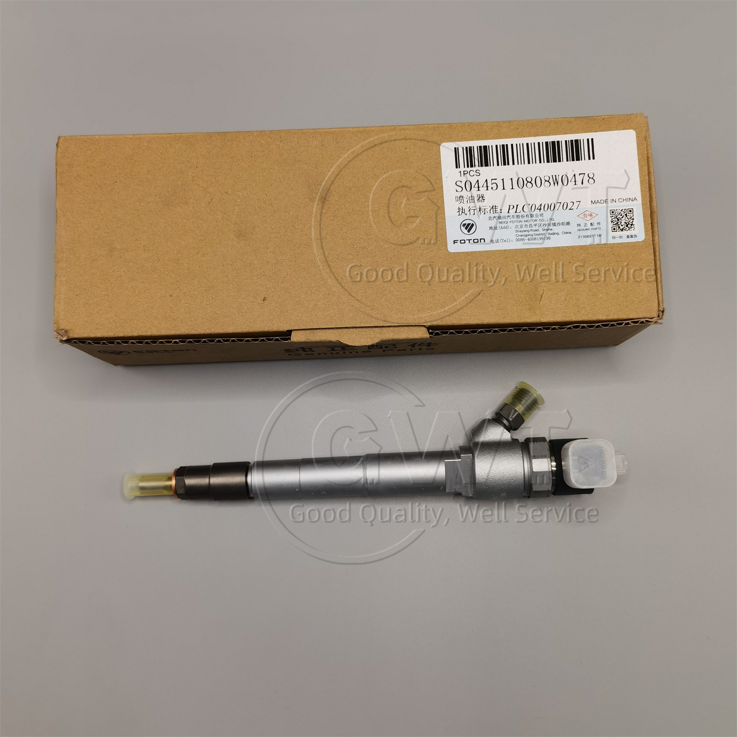 Original brand new common rail injector 0445110808 for ISF2.8 5347134 0445110808